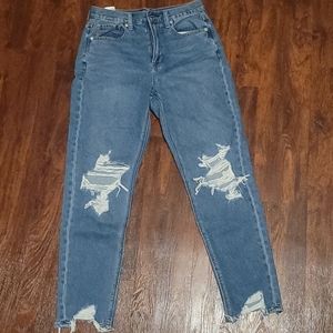 American Eagle, size 2, mom jeans